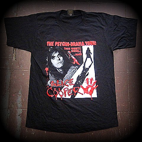 Alice Cooper -Vintage - Psycho Drama Tour 2007 - T-Shirt